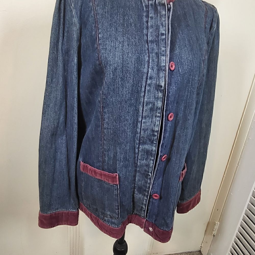 Denim & Co. Jean Jacket - Picture 11 of 16